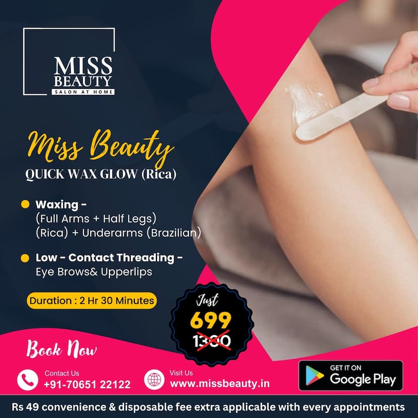 Package MISS BEAUTY QUICK WAX GLOW (Rica)